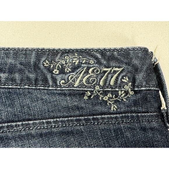 American Eagle Women's True Boot Blue Denim Jeans - Size 14 (35x32) - Picture 3 of 6